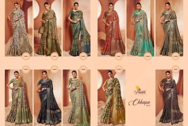 Pankh Chhapa Vol 5 Fancy Printed Silk Saree Collection